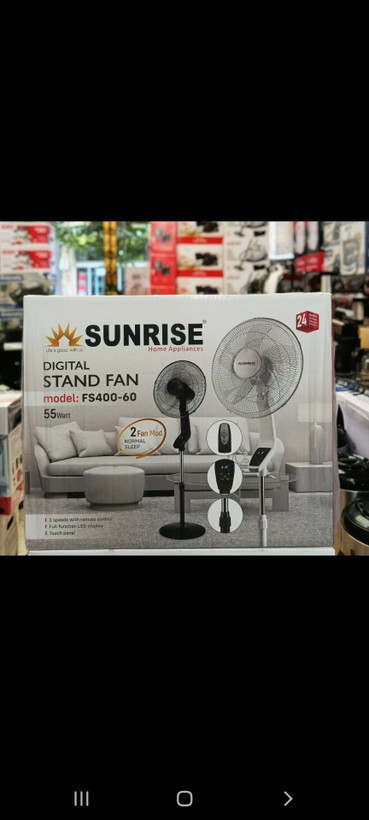 پنکه سان رایزsunrise مدلf s_400_60