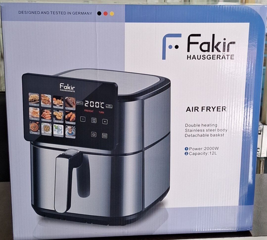 سرخکن/ ایرفرایر fakir اصل ۱۲ لیتر ساخت المان مونتاژ در ترکیه و چین