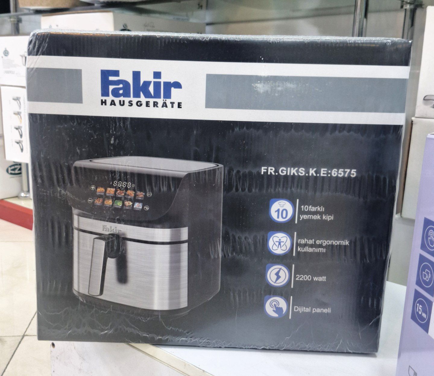 سرخکن/ airfryer fakir فکر ۶۵۷۵ ۸ لیتری اصل