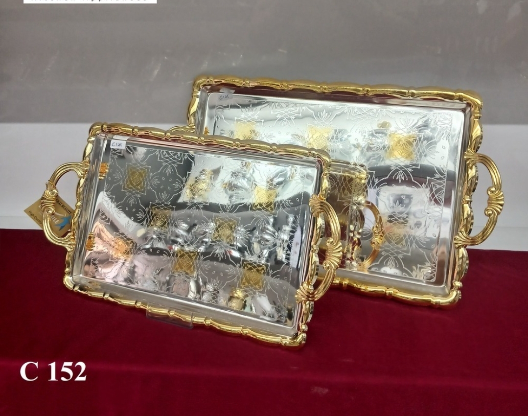 سینی تمام استیل رنگی